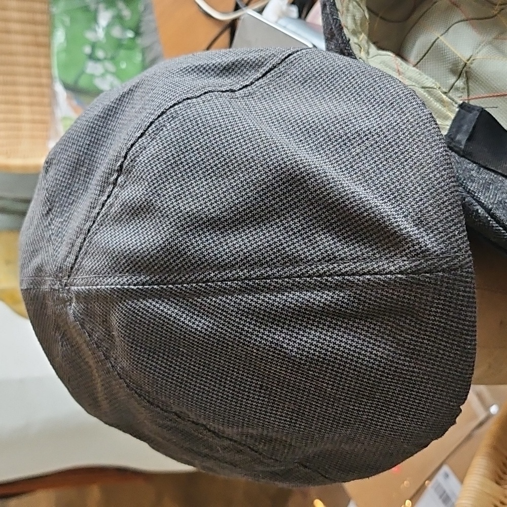 Elasafit Brand Cotton Mini Houndstooth 6 Panel Ivy Driver Messenger Hat Flat Cap